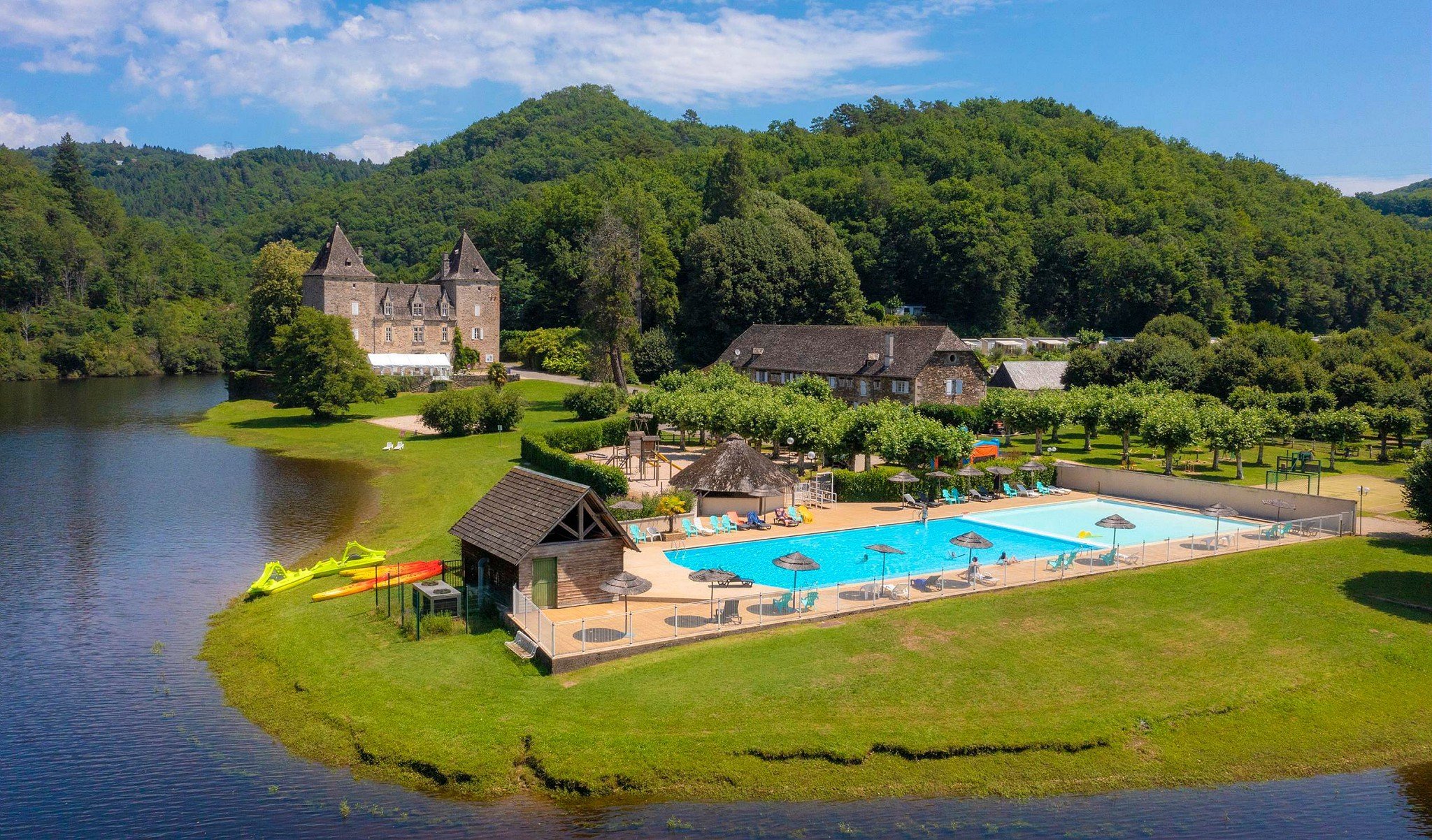 France - Limousin - Argentat sur Dordogne - Camping Château du Gibanel 4*